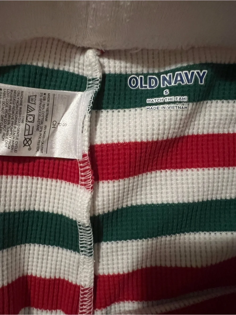 Old Navy Women’s Small Christmas Thermal Pajama Set Matching Family